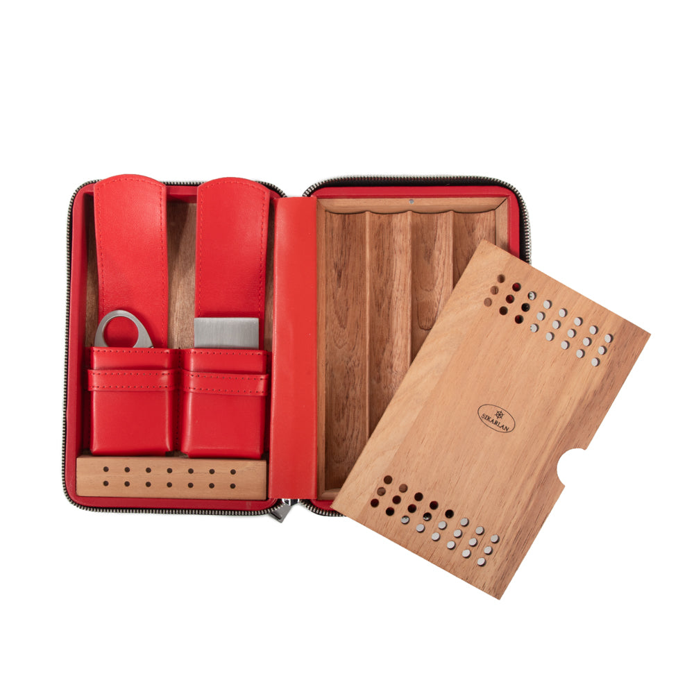 Devon Croco Cigar Travel Case | Brouk & Co.
